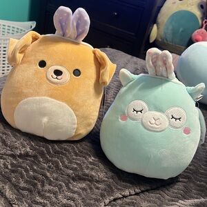 Squishmallow bundle Miley the llama Stevon the pup 8”